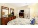 Inviting bedroom featuring bamboo accents and a relaxing atmosphere at 5216 81St N St # 2, St Petersburg, FL 33709