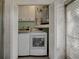 Convenient laundry closet with full-size washer and dryer at 601 N Hercules Ave # 1602, Clearwater, FL 33765