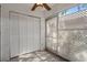 Covered patio with storage closet and privacy lattice at 601 N Hercules Ave # 1602, Clearwater, FL 33765