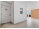 Exterior view of the property with a unit door, window, and hallway at 6800 20Th N Ave # 307, St Petersburg, FL 33710
