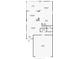Detailed floor plan showcasing the layout of the first floor of the home at 7704 Tuscany Woods Dr, Tampa, FL 33647