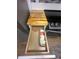 Charming kitchen drawer with open storage for tea bags and supplies at 8050 Roxburgh Ct, Weeki Wachee, FL 34613
