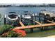 Picture of boat lifts, showcasing convenient access to waterways and boating activities for residents at 8931 Blind Pass Rd # 257, St Pete Beach, FL 33706