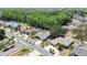 Neighborhood aerial view featuring tree-lined streets and well-kept residential properties at 9730 Reynosa Dr, New Port Richey, FL 34655