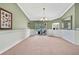 Dining area with backyard view at 9730 Reynosa Dr, New Port Richey, FL 34655