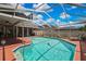 Enjoy this beautiful screened-in pool with a spacious deck area, ideal for outdoor entertainment and relaxation at 9730 Reynosa Dr, New Port Richey, FL 34655