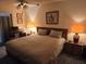Cozy bedroom with neutral carpet, a desk, and natural light at 10918 Freemont Dr, New Port Richey, FL 34654