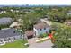Aerial view of home, showcasing two-story layout and landscaping at 134 Chesapeake Ave, Tampa, FL 33606
