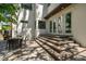 Backyard patio area with a table and chairs, providing an outdoor entertaining space at 134 Chesapeake Ave, Tampa, FL 33606