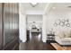 Elegant foyer with dark wood floors, high ceilings, and views into living spaces at 134 Chesapeake Ave, Tampa, FL 33606