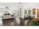 Spacious living room with hardwood floors, large windows, and elegant decor at 134 Chesapeake Ave, Tampa, FL 33606