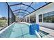 Gorgeous pool area with a basketball hoop at 13539 Carryback Dr, Dade City, FL 33525