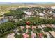 Beautiful aerial view of home, community, and surrounding wooded area and lakes at 17812 Arbor Greene Dr, Tampa, FL 33647
