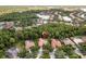 Beautiful aerial view of home, community, and surrounding wooded area and lakes at 17812 Arbor Greene Dr, Tampa, FL 33647