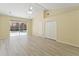 Bright bedroom with sliding glass door to pool and double closet doors with plenty of storage at 17812 Arbor Greene Dr, Tampa, FL 33647
