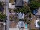 Overhead shot of a home in a suburban neighborhood, surrounded by trees and other houses at 3021 W Helen Ave, Tampa, FL 33611