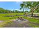 Community playground with picnic tables, swings, slide, and other equipment at 3139 Pine Top Dr, Valrico, FL 33594