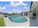 A luxurious pool and spa, with a view of the canal, perfect for outdoor entertaining at 4333 48Th S Ave, St Petersburg, FL 33711