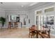 Clubhouse featuring neutral colors with dining table, bar and beautiful natural light at 728 Seagate Dr, Tampa, FL 33602