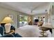 Relaxing living area with sliding glass doors, a ceiling fan, and casual bar seating at 12933 90Th Ave, Seminole, FL 33776