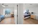 This bedroom is complete with tile floors and dual access at 17960 Gulf Blvd # 225, Redington Shores, FL 33708