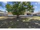 Large tree anchors the property, offering shade in this backyard setting at 2071 Linwood Ave, Spring Hill, FL 34608