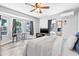 Bright, airy bedroom with hardwood floors, a ceiling fan, and lots of natural light at 2134 6Th N Ave, St Petersburg, FL 33713