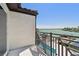 This condo includes a private balcony with railings offering relaxing bay views at 2233 Donato Dr, Belleair Beach, FL 33786