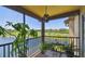 Relaxing screened-in balcony with gorgeous views of the lake and golf course at 2400 Feather Sound Dr # 735, Clearwater, FL 33762