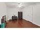 A cozy bedroom with wood floors at 2400 Feather Sound Dr # 735, Clearwater, FL 33762