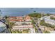 Aerial view of a waterside neighborhood with multiple buildings and water access at 2700 Bayshore Blvd # 511, Dunedin, FL 34698