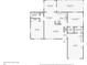 Detailed floorplan showcasing the layout and dimensions of the home at 2702 Ochatilla Rd, Holiday, FL 34691