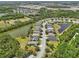 Community aerial showing homes nestled among lakes and verdant scenery at 2803 130Th E Ave, Parrish, FL 34219