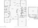 Combined floor plan, showing both first and second floors, for a comprehensive view of the home's layout at 2803 130Th E Ave, Parrish, FL 34219