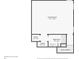 Second floor plan of home with a large Gathering room, bathroom, closets and stairs down to the first floor at 2803 130Th E Ave, Parrish, FL 34219