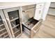 Thor beverage center includes drink storage, a refrigerator, and beverage drawers for entertaining at 2904 N Ola Ave, Tampa, FL 33602