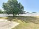 Fenced backyard with mature tree and lawn space; a private outdoor retreat for relaxation and enjoyment at 36144 Markree Castle Ave, Dade City, FL 33525
