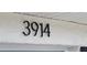 Close up of address number 3914 on the exterior of a home at 3914 W Cleveland St, Tampa, FL 33609