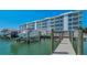 Property features a dock and boat lift, with easy access to the water at 415 Island Way # 511, Clearwater Beach, FL 33767