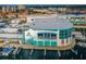 Waterfront marine aquarium with boat docks showcasing the beautiful views at 415 Island Way # 511, Clearwater Beach, FL 33767