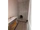 Elegant bathroom featuring marble tile and modern fixtures during construction at 4224 W Corona St, Tampa, FL 33629