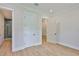 An open bedroom with two doorways is being installed that includes an ensuite bathroom at 4224 W Corona St, Tampa, FL 33629
