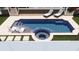 Backyard inground pool and lounge area at 4224 W Corona St, Tampa, FL 33629