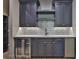 The basement features a wet bar with custom cabinetry, stainless appliances, and stone backsplash at 4224 W Corona St, Tampa, FL 33629