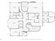 Second floor plan detailing the bedroom, bathroom, and closet arrangements at 429 St Andrews Dr, Belleair, FL 33756