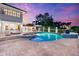 Beautiful backyard and pool with an outdoor kitchen perfect for entertaining at 429 St Andrews Dr, Belleair, FL 33756