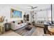 Cozy living room with stylish decor, neutral furniture, and ample natural light at 4306 La Mora Ct, Tampa, FL 33611