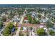 Aerial view of neighborhood with mature trees and well-maintained houses at 5051 5Th S Ave, St Petersburg, FL 33707