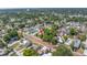 Aerial shot of the property highlighting its location in a desirable neighborhood at 5051 5Th S Ave, St Petersburg, FL 33707