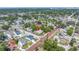 An aerial view showcases this property's location nestled within a lush, established neighborhood at 5051 5Th S Ave, St Petersburg, FL 33707